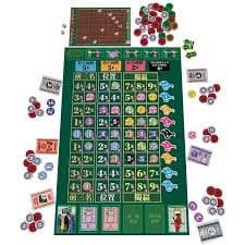 Bet placement controls on table Bet slip showing Player, Banker, and Tie options in Lightning Baccarat