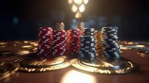Texas Hold'em Bonus action buttons and decision timer on mobile screen